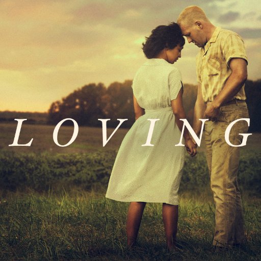 Loving celebrates the real-life courage  of interracial couple Richard & Mildred Loving, and their landmark civil rights case against the state of Virginia.