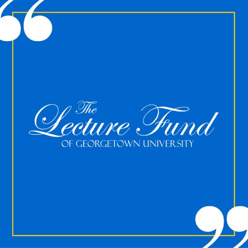 Enriching dialogue and debate at @Georgetown by bringing great speakers from a wide variety of backgrounds and viewpoints to campus.