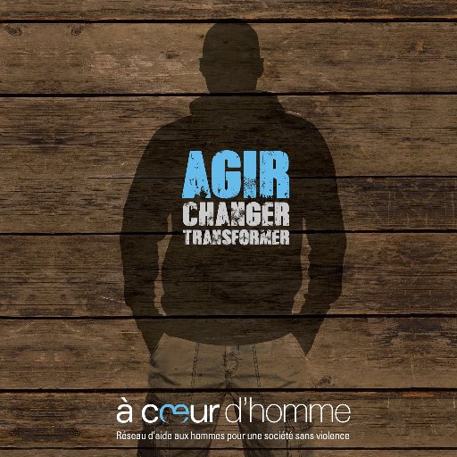 à coeur d'homme - Réseau d'aide aux hommes pour une société sans violence est une association québécoise regroupant 31 organismes communautaires autonomes.
