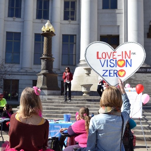 The Denver Vision Zero Coalition supports Denver’s adoption of Vision Zero and the goal of zero traffic fatalities or serious injuries