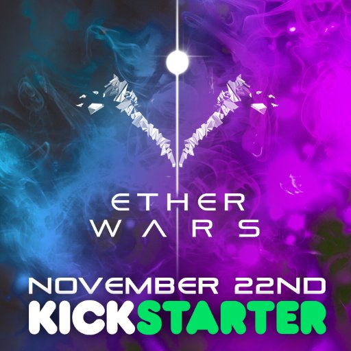 Ether Wars is a worker placement game with a twist: all your troops are represented by dice! Soon on #Kickstarter