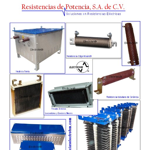 Empresa Mexicana,con más de 80 años de experiencia combinada de entre sus fundadores. Fabricante de #Resistencias #Eléctricas #Potencia #Controles #Servicio