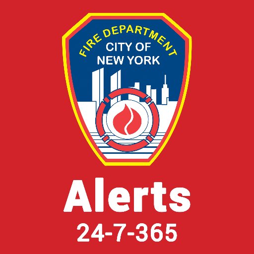 FDNY’s official, automated, alert system. This account is not monitored. Follow @FDNY for public information, events, photos & more. For emergencies call 911.