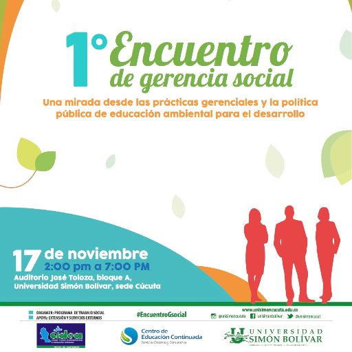 Trabajadores Sociales en Formación · Estudiantes de séptimo semestre UNISIMON Cúcuta . Organizadores del primer  #EncuentroGsocial ·