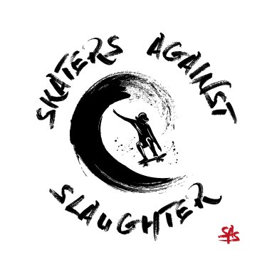 Skaters Against Slaughter - Skateboarding, Olympic sport at Tokyo 2020. Campaign to raise awareness of the dolphin slaughter, Taiji. #captivitykills