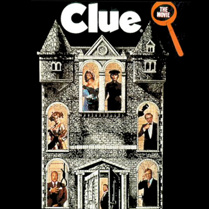 Clue The Movie: 1985 comedy starring Eileen Brennan, Tim Curry, Madeline Kahn, Christopher Lloyd, Michael McKean, Martin Mull and Lesley Ann Warren.