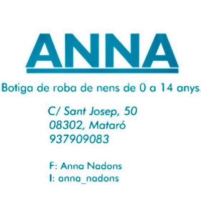 AnnaNadons's profile picture. Tienda de ropa para bebés y niños, creada con mucha ternura y cariño hacia los más pequeños.