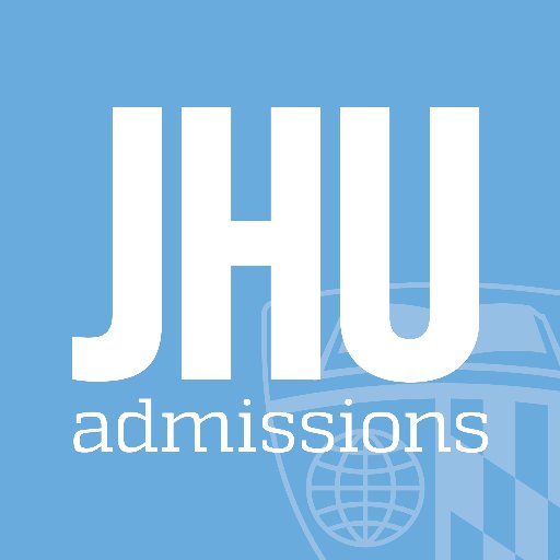 Johns Hopkins University Office of Undergraduate Admissions. Follow us @ jhuadmissions on IG & @ jhu.admissions on FB.