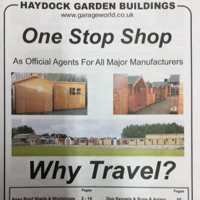 Hi here this is a page for haydock garden building where you can buy garages sheds log cabins and much more