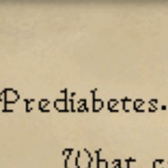 Prediabetes, the hardcore ironman himself.