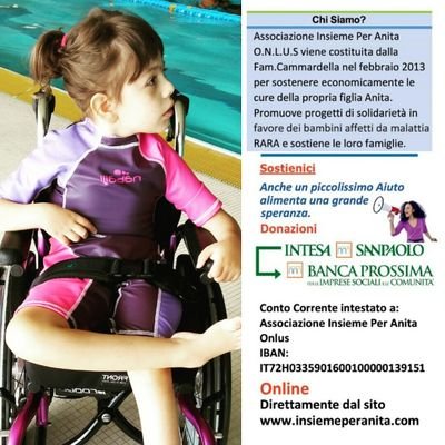 Associazione Onlus creata dalla famiglia Cammardella a sostegno dei bambini affetti da malattia RARA.