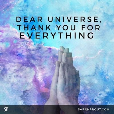 I'm Feeling blessed ... I Love My Universe.. I'm the most favourite child of the universe.