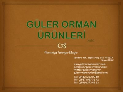 Güler Orman Ürünleri
Kaledere Mah. Sağlık Ocağı Sok. No:19/A Ünye/Ordu
0(452)3330050
0(537)0533242
0(549)3734363
Laminant-Oda Kapıları-Çelik Kapı-Plastik Lambir