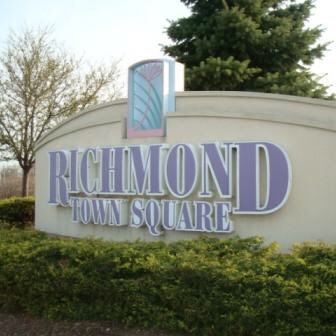 Anchored by 20-screen Regal Cinemas, Cube Smart, Richmond Town Square feature over 55 specialty shops and a food court.