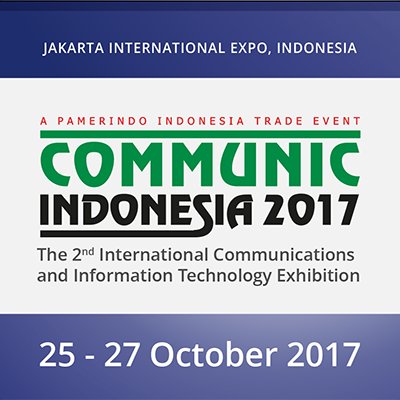 An international communications and IT exhibition and conference, held in #Jakarta 🇮🇩. 

#CommunicIndonesia17 will cover #5G, #BigData, #IoT and more...