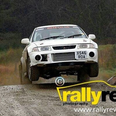 Notth Devon based Rally team who compete in stage rallies a Mitsubishi Evo 6 throughout the Uk