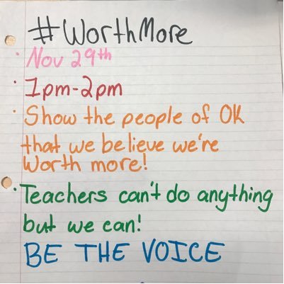 Ordinary Oklahoma students who want to raise awareness about the lack of funding for teachers and students in our state.