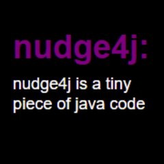 nudge4jofficial's profile picture. tweets by lorenzo puccetti about nudge4j: the simplest way to wire up a web console to a java program
