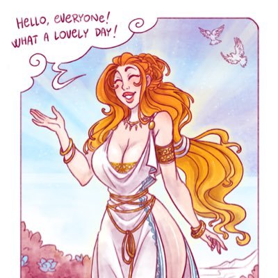 Aphrodite; the goddess of beauty, love, and desire. || Pet: @PCTanMasterRace
