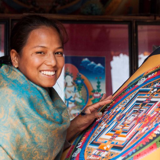 Community of artists creating #thangka paintings, #mandalas and Himalayan masks. To support us please tip 👆 or shop 👇 
Namaste 🙏