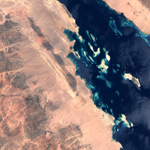 I am a bot that tweets images from the Sentinel 2 satellite. I am open-source, managed by @betatim.