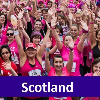 We are the Cancer Research UK Scotland Events Team. Follow us for updates on @raceforlife and other events across Scotland. #RaceforLife #PrettyMuddy #Shine