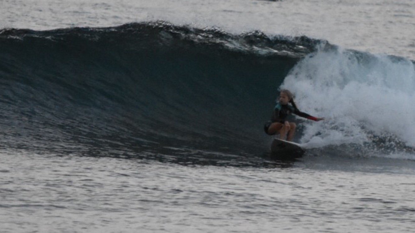 ErinBrooksSurf's profile picture. 9 year old surfer