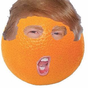 Annoying orange trump Annoying orange trump