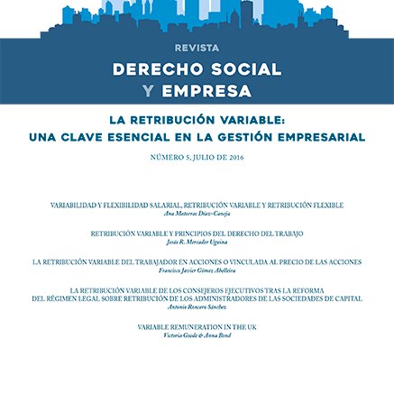 Revista Derecho Social y Empresa. Centro de Estudios Sagardoy. Cátedra UNESCO. Editorial Dykinson https://t.co/KimsckqEnN…