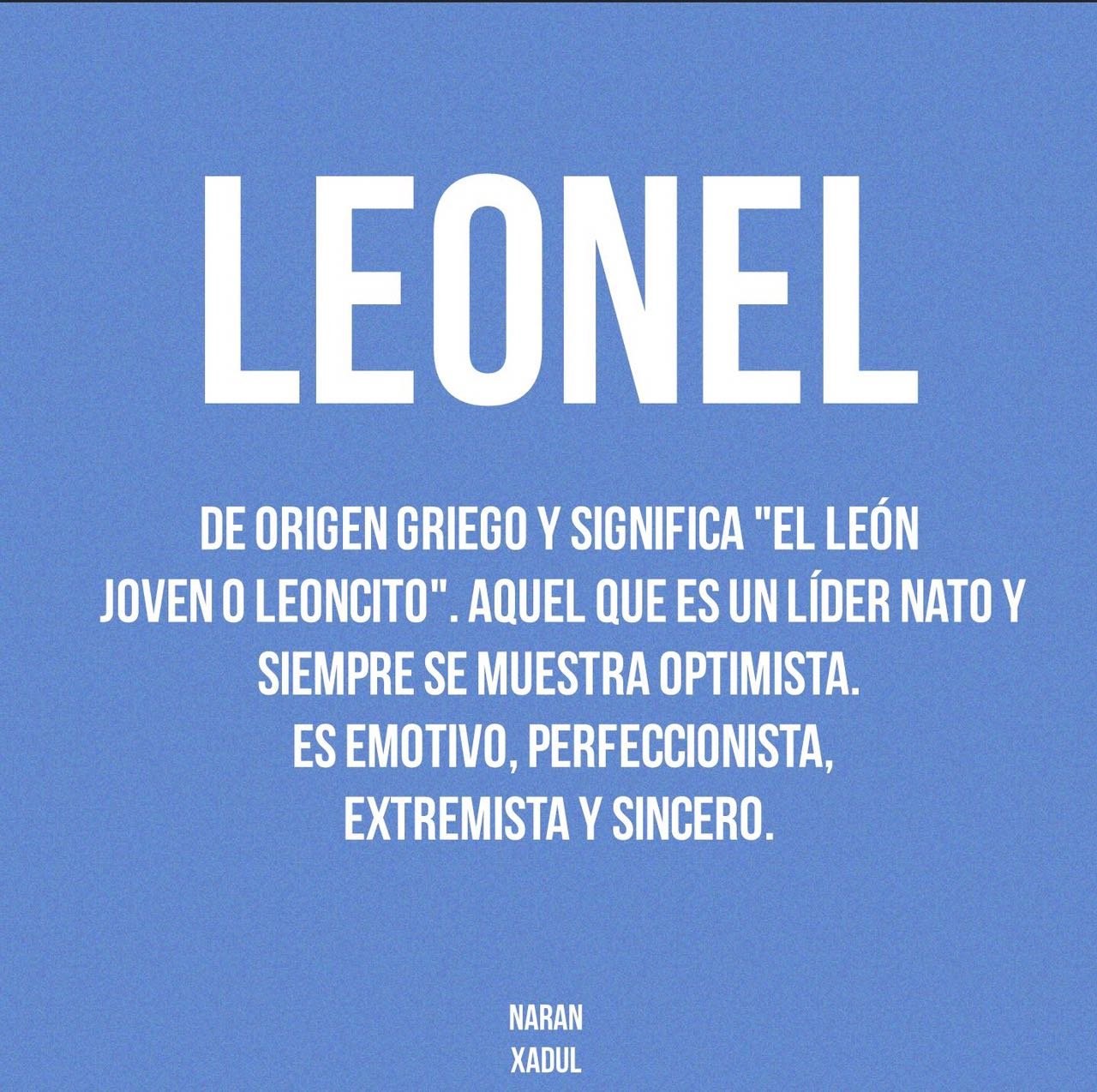 Leonel, S.M.