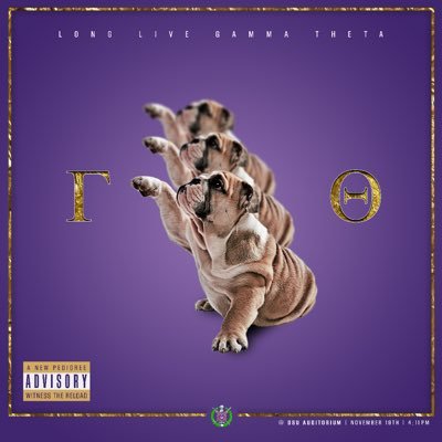 The Gamma Theta Chapter of Omega Psi Phi. Founded on the campus of Western Kentucky University on Dec. 14, 1968 Chartered July 3, 1969