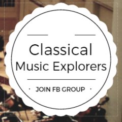 cmexplorer's profile picture. Discover the world of #classicalmusic. Curated tracks every day for your commute. A symphony and concerto recommended every weekend. Join FB group for more.
