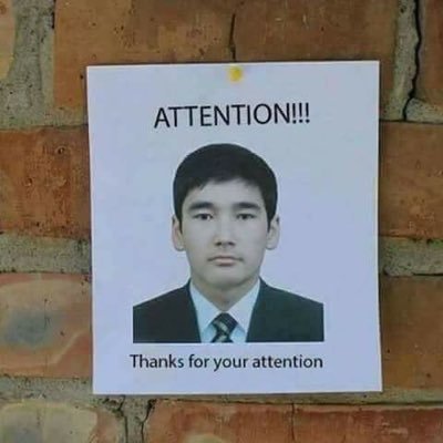 ATTENTION!!!!!!!!! thanks 4 ur attention