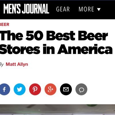 1 of the 50 best beer stores in America, Men's Journal