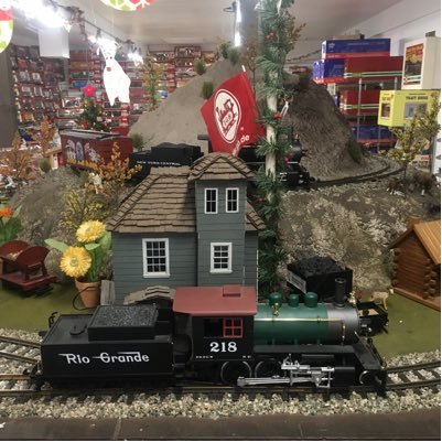 We are a family owned train store. Due to our low overhead and cheap rent we are able to give great discounts to our customers! We buy and sell g-scale trains🚂