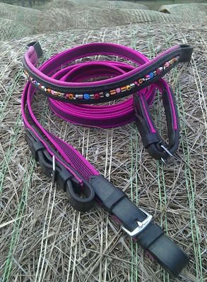 Beautiful #bespoke #handmade #horse & #pony #browbands  Also #dogcollars, #belts & #keyrings!  Facebook: https://t.co/m5OgRw7pUm