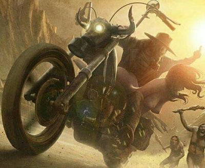 Motorbikes, #ratbiker, post apoc & sci fi wargames, model making, reiki, metal, punk, goth, animal lover & lover of all things matt black.