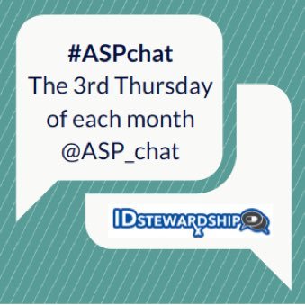 Third Thursday of every month 7-8P EST #ASPchat ...🗣 Discussions on antimicrobial stewardship... Organized by @IDstewardship & @BRxAD, inspired by @CDCgov