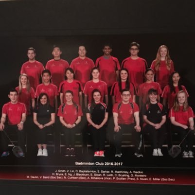 DundeeUniBadmin's profile picture. Training at the ISE - Monday and Thursday 6:00-7:30