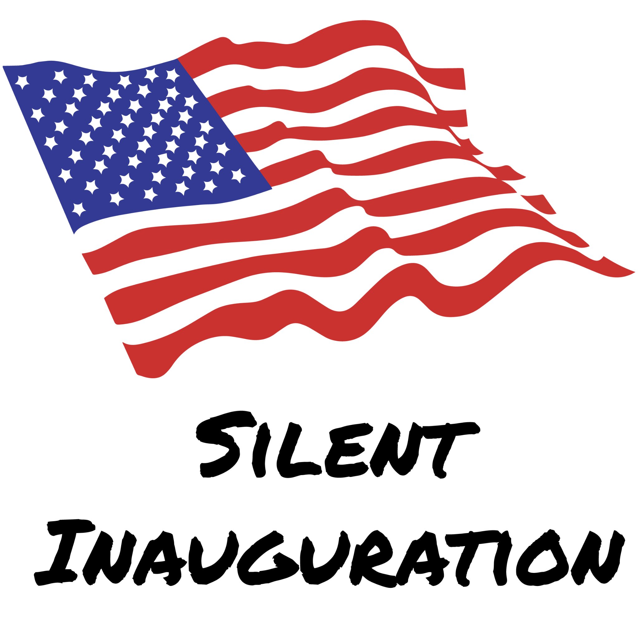 A gathering of citizens, in silence, at the time of the Donald Trump's inauguration on January 20, 2017 #SilentInauguration