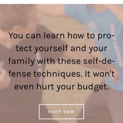 Self defense e-book program with 32 techniques and over 30 types of strikes focusing on the most common attacks. Only for $9.99, spend less and earn more