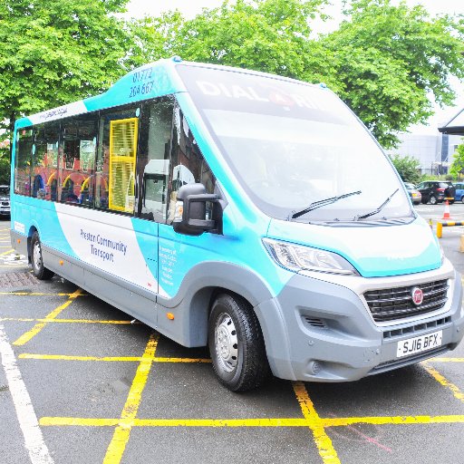 Community Transport charity serving central Lancashire and surrounding areas with accessible transport options.