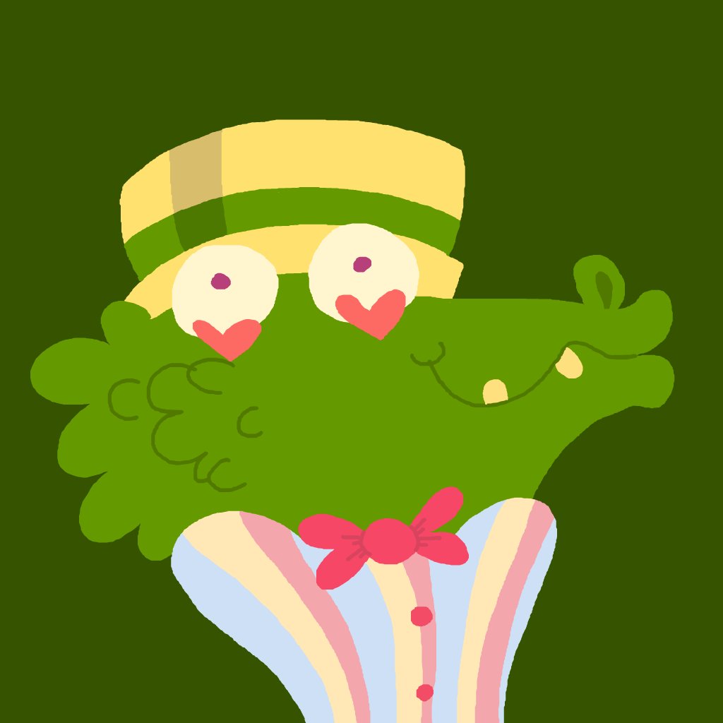 CrocShok's profile picture. I'm a crocodile that posts selfies and appears in @MimicsGame