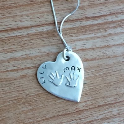 Based in Whickham, Newcastle upon Tyne. I make beautiful pieces of silver jewellery from finger, Hand or footprints.