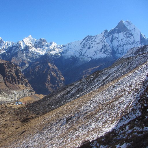 We are a group of scientists conducting research on glaciers in the Annapurna and Manaslu regions of Nepal