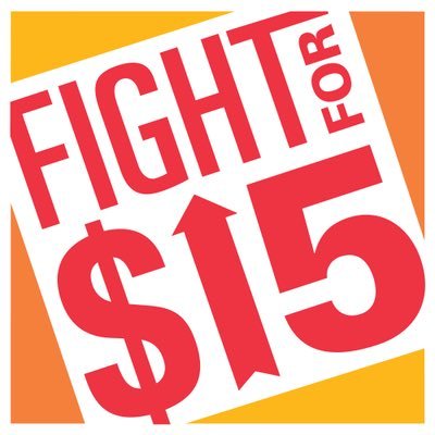 Fast food workers united in the fight for $15 and union rights. #fightfor15