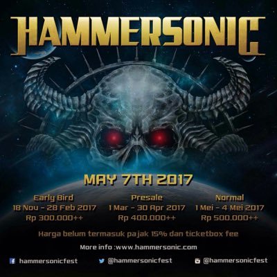 The Official Twitter of Revision Live Entertainment - Promoter / Artist booking - Promoter @HammersonicFest @SonicFair Hotline number 0818834315. BBM 5A91AA42