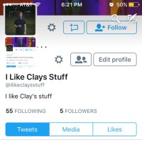 ILikeILikeClaysStuff (@ilikeilikeclays) 's Twitter Profile