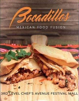 Mexican food fusion served like a sandwich... Get a taste of mexican goodness...
#Bocadillos #BocadillosFestivalAlabang #mexicansnacks #mexicanfood