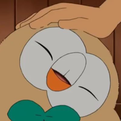 ”Koo!” Rowlet of @AspiringMaster, he enjoys sleeping and has a humongous appetite.